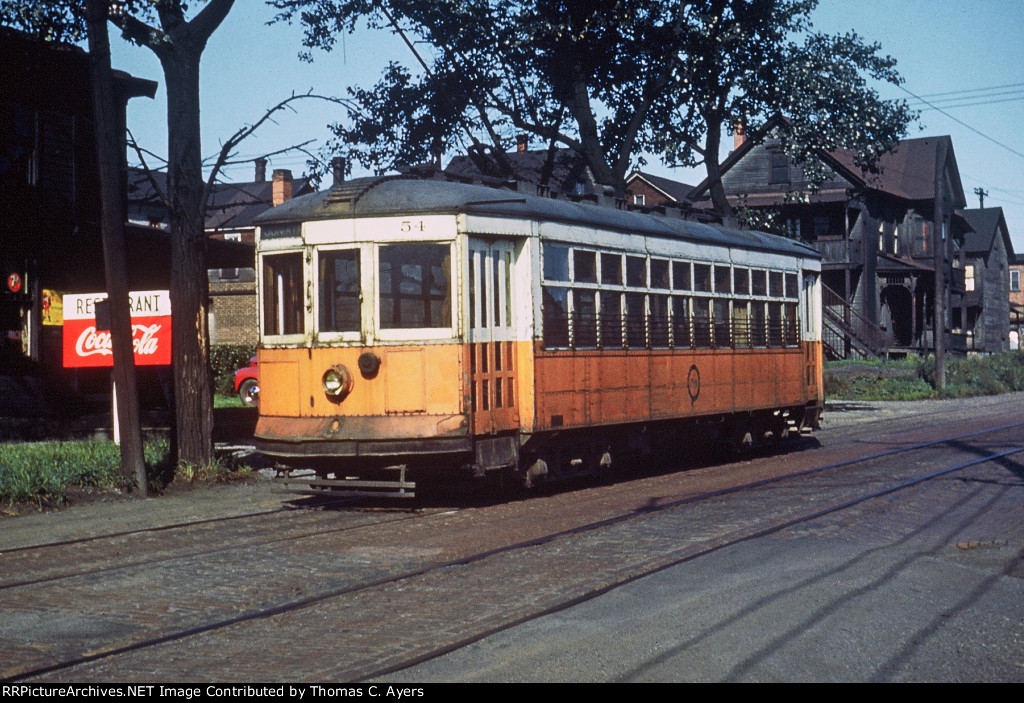 Altoona & Logan Valley #54, c. 1946